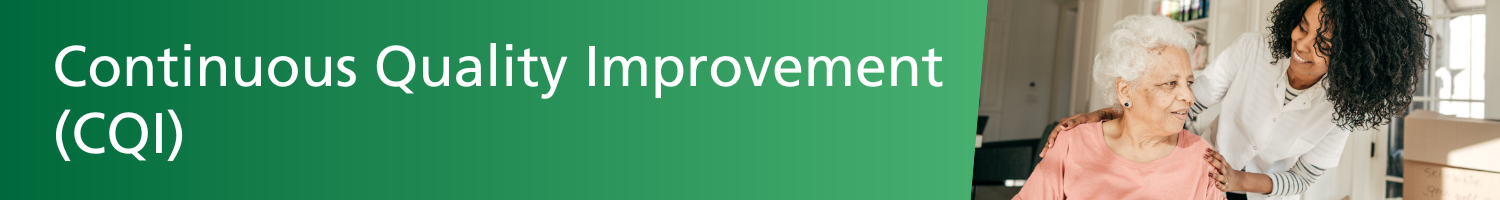 Continuous Quality Improvement CQI Banner 1 Continuous Quality Improvement (CQI)