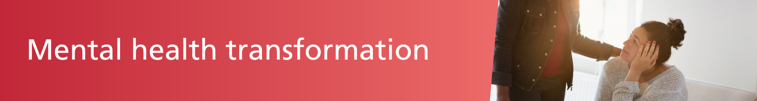Mental Health transformation banner