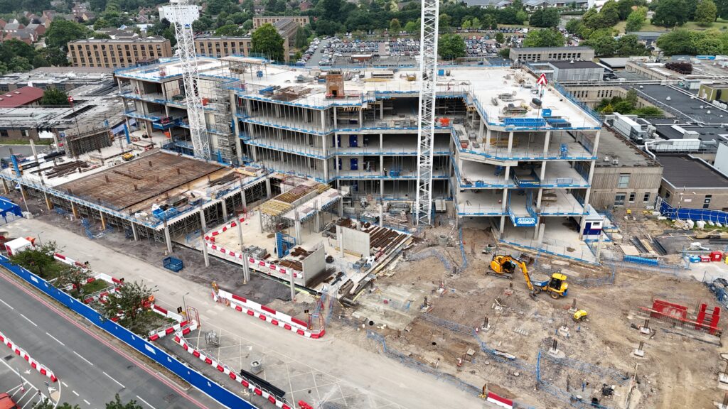 The Royal Shrewsbury Hospital building progress