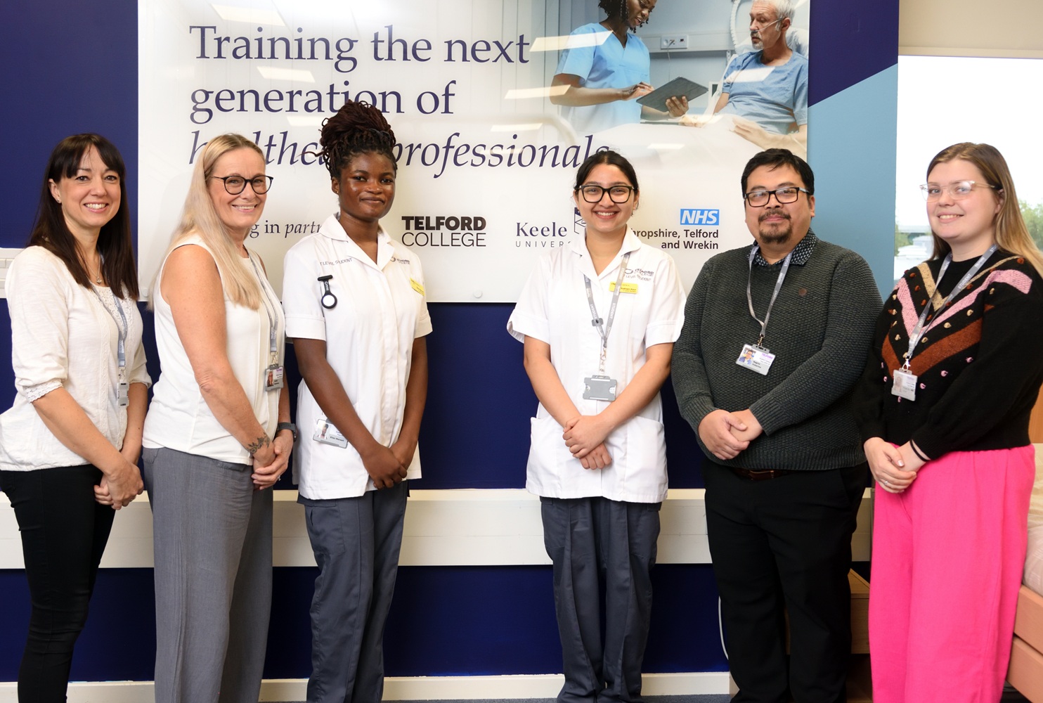 Students in the new training centre