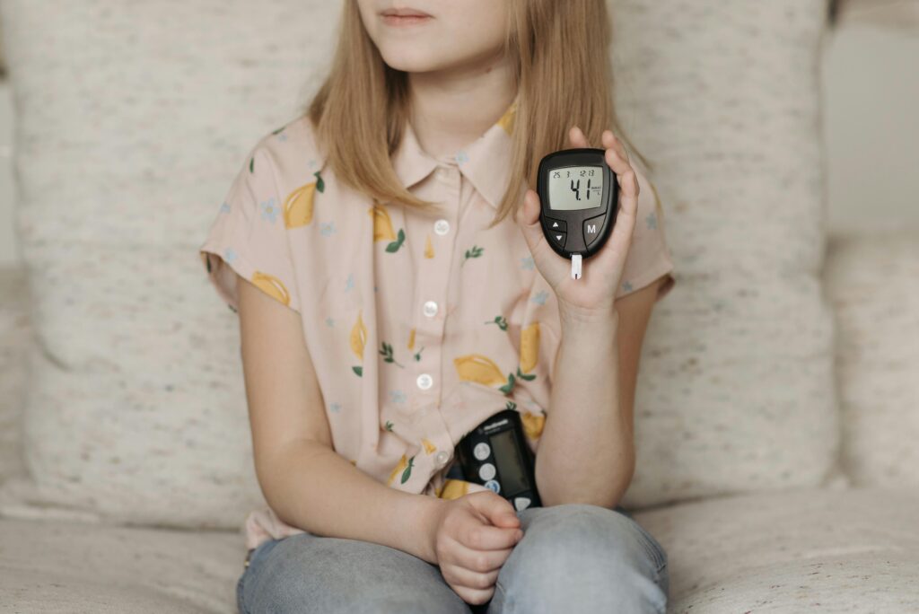 Child with diabetes reader