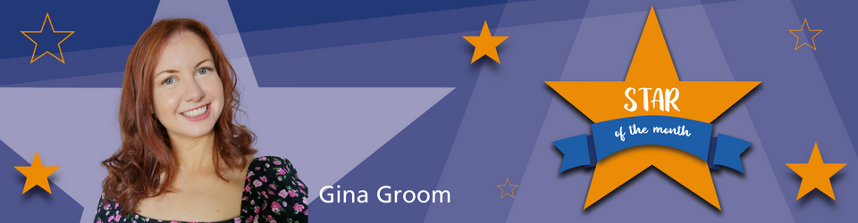 star of the month – web banner Star of the Month winner, Gina Groom